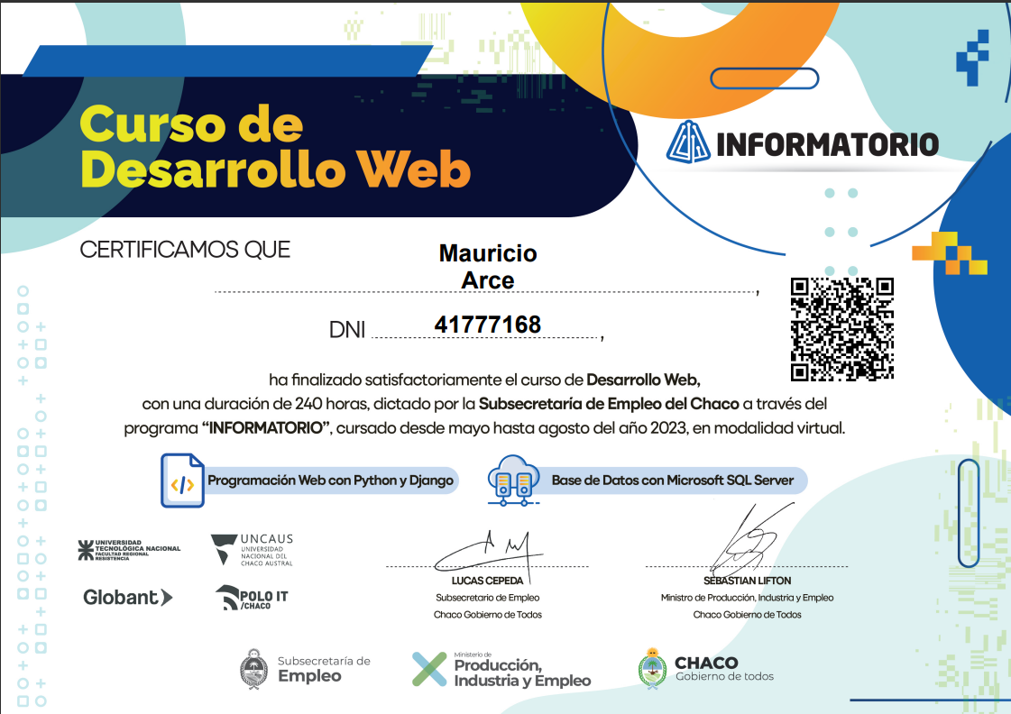 informatorio chaco